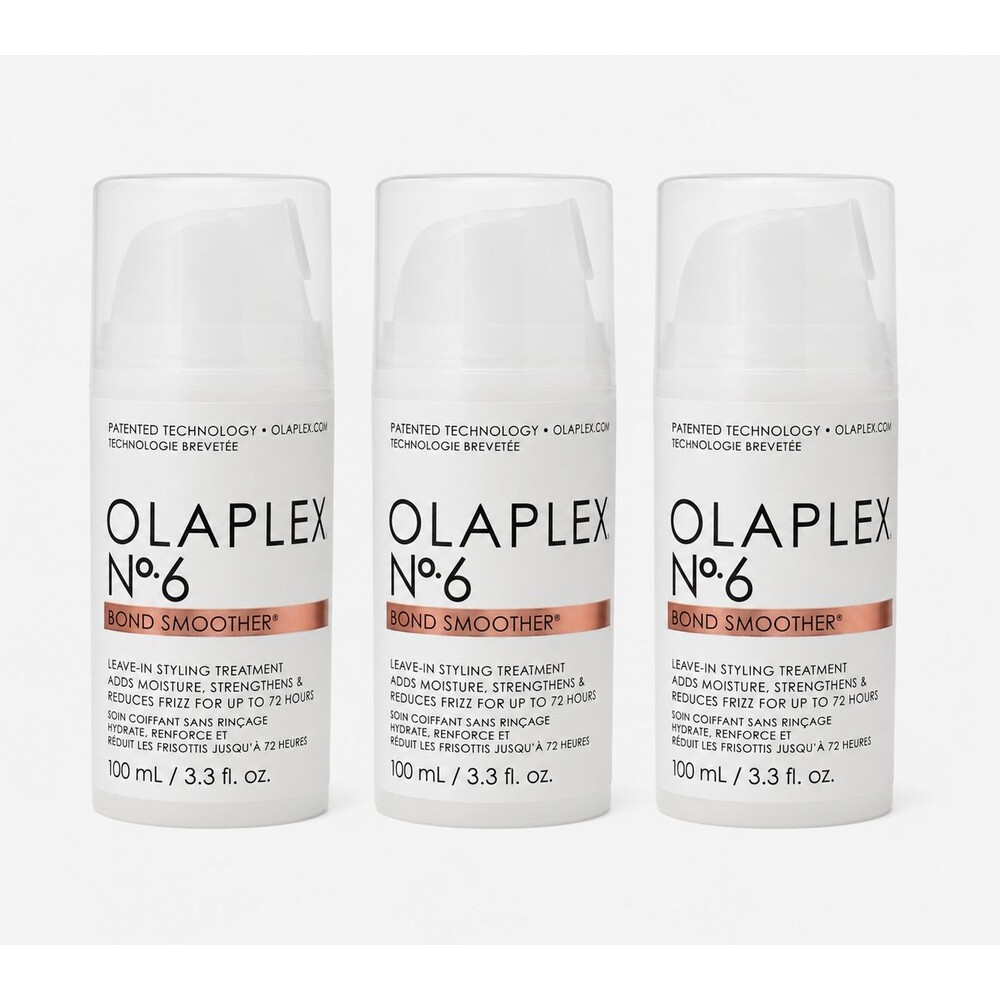 Olaplex No. 6 Bond Smoother Leave-In Styling Treatment 3.3 oz 3 Pack Authentic